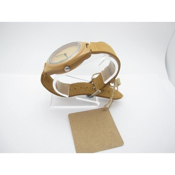 Men's Cucol Wooden Analog 47mm Dial Causal Round Watch (D931) - Picture 8 of 12